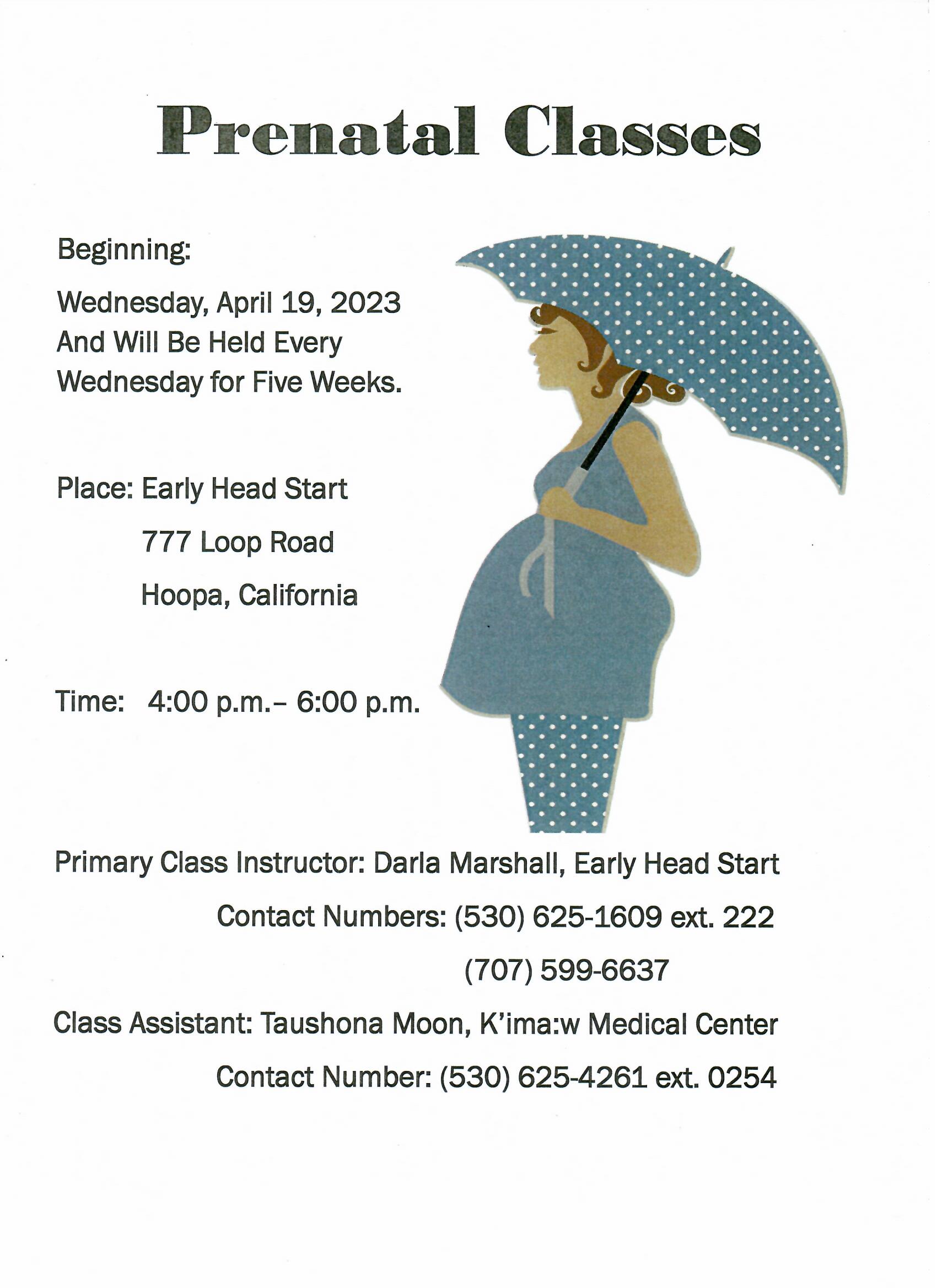 Prenatal Class Flyer 
